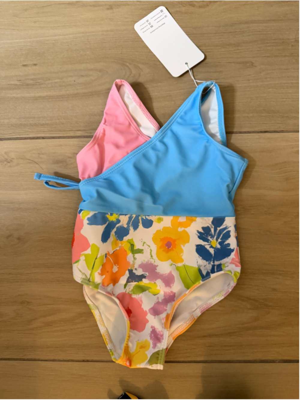 NEW Floral Toddler Girl 1 Pc Swimsuit Swimwear Bathing Suit 12-18 Months